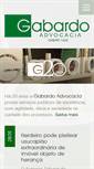 Mobile Screenshot of gabardoadvocacia.com.br